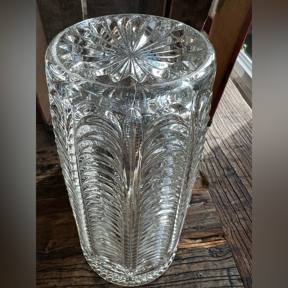 Mid-Century Crystal Transparent Vase, Italy, 1960s - Picture 7 of 11
